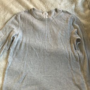 HM waffle long sleeve shirt